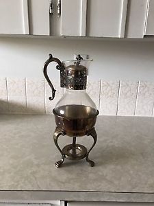 Antique Silver Beverage tea Warmer