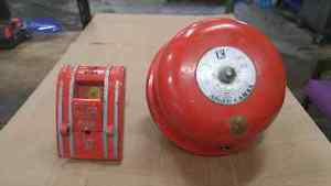 Antique fire alarm set