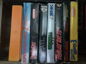 Boxed NES Games