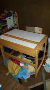 Childrens Desk with storage and chair