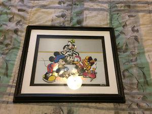 Child's Mickey hockey picture