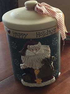 Christmas cookie jar