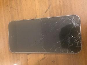 Cracked iPhone 5s