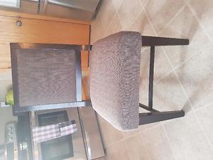 Fabric + Wood Chair
