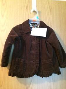 Old navy brown corduroy jacket size  months