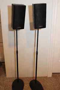 Onkyo Speakers with Stands