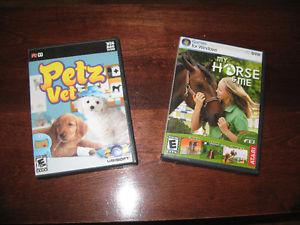 Petz Vet and My Horse & Me Games
