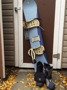 SNOW BOARD AND BOOTS