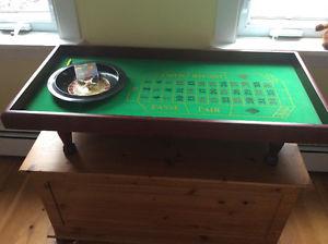 Table top roulette wheel game. *Sold PPU*