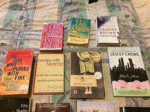 Various books.