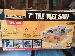 Very good wet tile saw