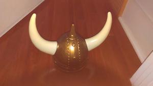 Viking helmet and chest/ Christmas red whale Santa hat