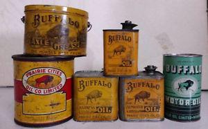 Wanted: BUFFALO OIL CANS & NORTH STAR