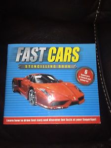 Wanted: Fast Cars Stenciling Book
