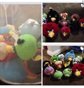 about 20 angry birds