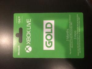 3 Month Xbox Live Card ($20 Value)