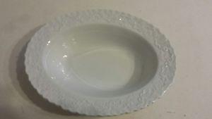3 Ralph Lauren Wedgewood Claire 9" oval veg bowls