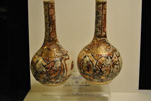Antique Japanese Two Vases