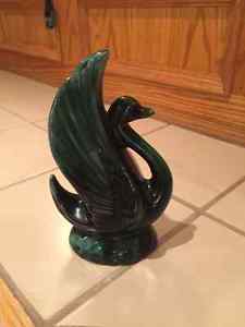 Blue Mountain Pottery Raised Wing Swan Bud Vase