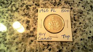  CANADA 50 CENT COIN PL HVY CAMEO TOP GRADE