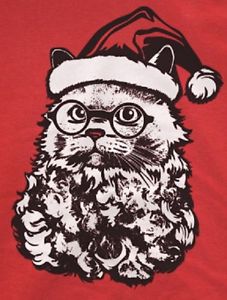 Cat Santa Large T-Shirt