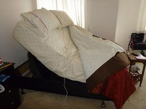 Double Adjustable Base Bed – Never Used