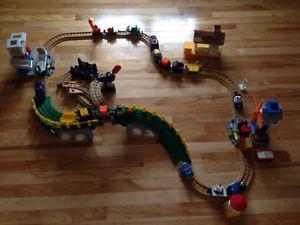 Fisher Price trains and rails
