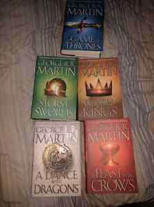 Game of Thrones hardcover complete set