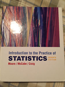 Introduction t the Practice of Statistics seventh edition