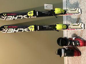 Kids Downhill Skiis and Boots