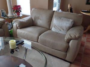 LEATHER LOVESEATS $150.EA OR 2 FOR $300.