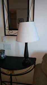 Matching floor and table lamp