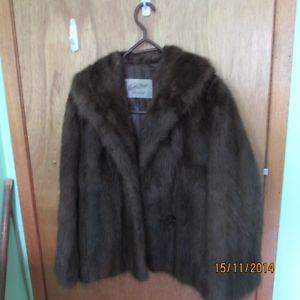 Medium Brown Fur Jacket