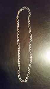 Men's Figaro Sterling silver chain