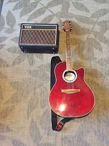 Ovation celebrity acoustic electric with amp