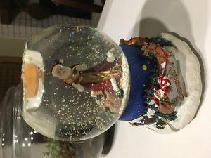 Party Light Father Christmas Tealight Globe