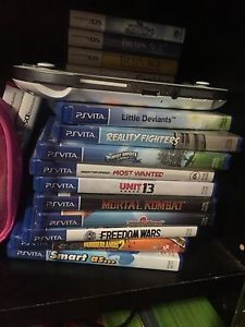 Psvita & games OPEN TO OFFERS OR TRADE