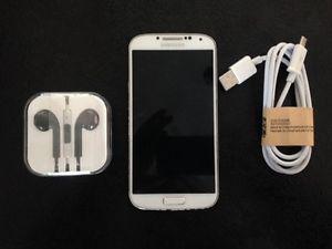 Samsung Galaxy S4 -Excellent Condition - Chargers + Earbuds
