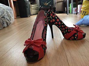Size 8 cherry high heels