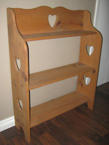 Solid wood handmade bookshelf
