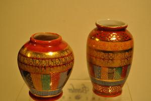 Vintage Two Vases Japan Small