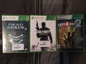 Xbox 360 games for sale!