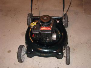 lawnmower and trimmer bundle.
