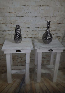 2 Rustic Side tables