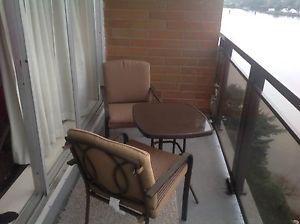 Balcony table and chairs