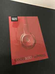 Beats by Dre Solo 2 Wireless Red New in Box