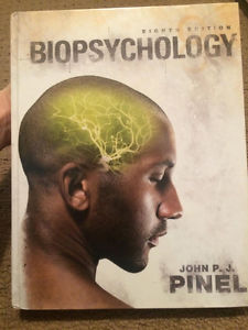 Biopsychology by John P.J. Pinel, 8th edition