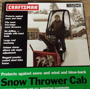 Cab/Enclosure for snow blower