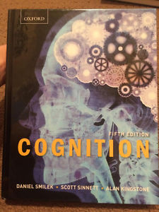 Cognition by Smilek, Sinnett, Kingstone, 5th edition