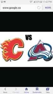 Flames vs Avalanche tickets
